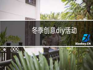 冬季创意diy活动