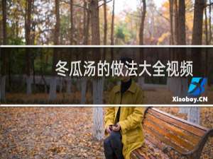 冬瓜汤的做法大全视频（冬瓜汤的做法大全）