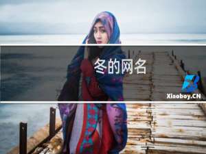 冬的网名