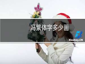 冯繁体字多少画