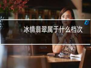 冰情翡翠属于什么档次