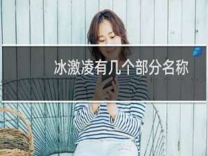 冰激凌有几个部分名称