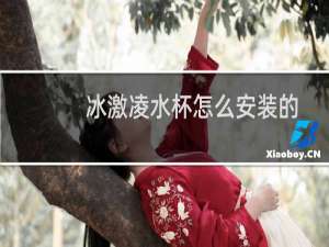冰激凌水杯怎么安装的