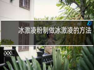 冰激凌粉制做冰激凌的方法
