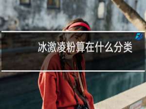 冰激凌粉算在什么分类