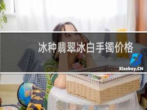 冰种翡翠冰白手镯价格