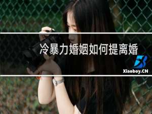 冷暴力婚姻如何提离婚