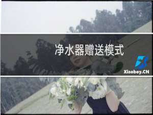 净水器赠送模式