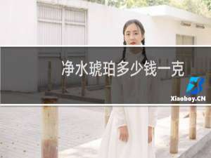 净水琥珀多少钱一克