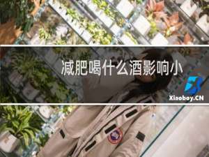 减肥喝什么酒影响小