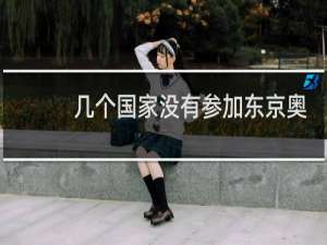 几个国家没有参加东京奥运会