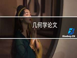几何学论文