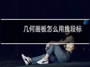 几何画板怎么用线段标记三角形的边和角?