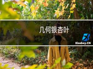 几何银杏叶
