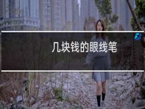 几块钱的眼线笔