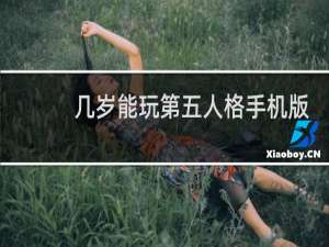 几岁能玩第五人格手机版
