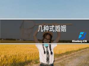 几种式婚姻