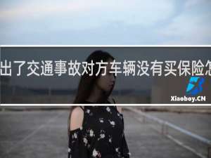出了交通事故对方车辆没有买保险怎么办
