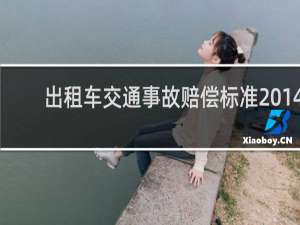 出租车交通事故赔偿标准2014