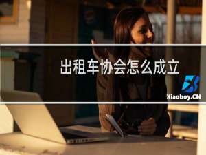 出租车协会怎么成立