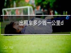 出租车多少钱一公里d