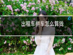 出租车拼车怎么算钱