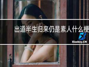 出道半生归来仍是素人什么梗