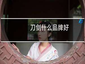 刀剑什么品牌好