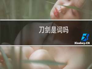 刀剑是词吗