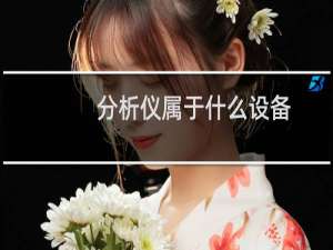 分析仪属于什么设备