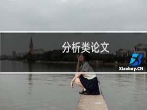 分析类论文