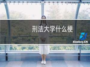 刑法大学什么梗