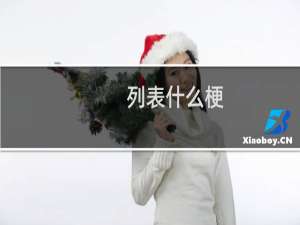 列表什么梗