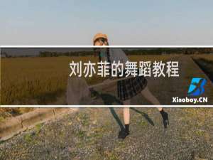 刘亦菲的舞蹈教程