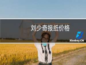 刘少奇报纸价格