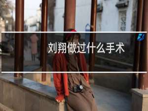 刘翔做过什么手术