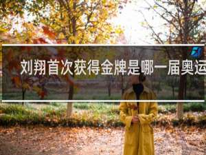 刘翔首次获得金牌是哪一届奥运会