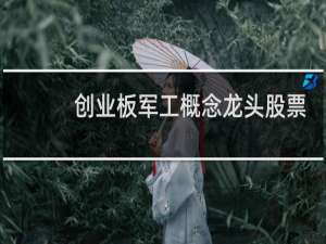 创业板军工概念龙头股票