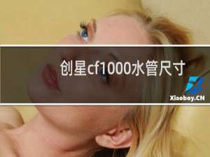 创星cf1000水管尺寸