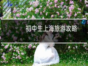 初中生上海旅游攻略
