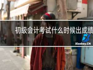 初级会计考试什么时候出成绩