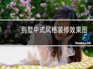 别墅中式风格装修效果图