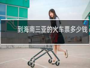 到海南三亚的火车票多少钱