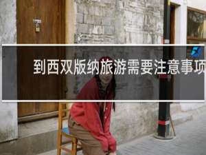 到西双版纳旅游需要注意事项