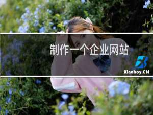 制作一个企业网站