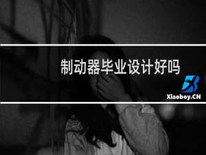 制动器毕业设计好吗