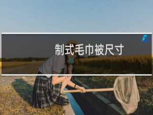 制式毛巾被尺寸