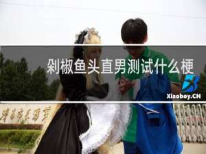 剁椒鱼头直男测试什么梗