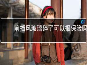 前挡风玻璃碎了可以报保险吗