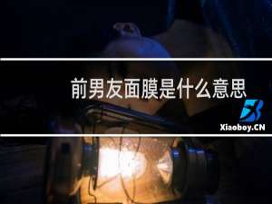 前男友面膜是什么意思